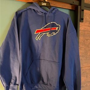 NFL Blue Hoodie with Buffalo Logo